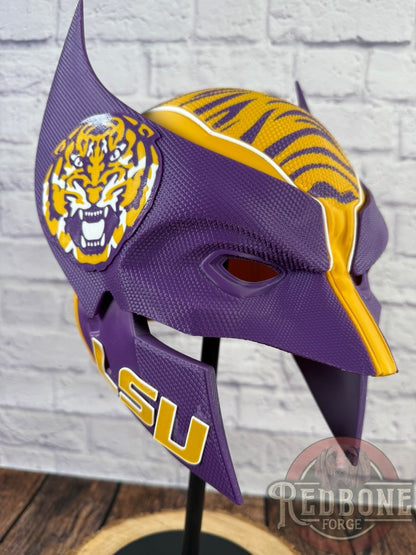 LSU Louisiana State Mutant Cowl 3D Printed Helmet