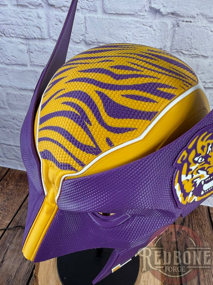 LSU Louisiana State Mutant Cowl 3D Printed Helmet