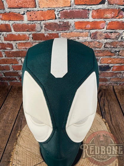 Michigan-Inspired Green & White Masked Mercenary Mask