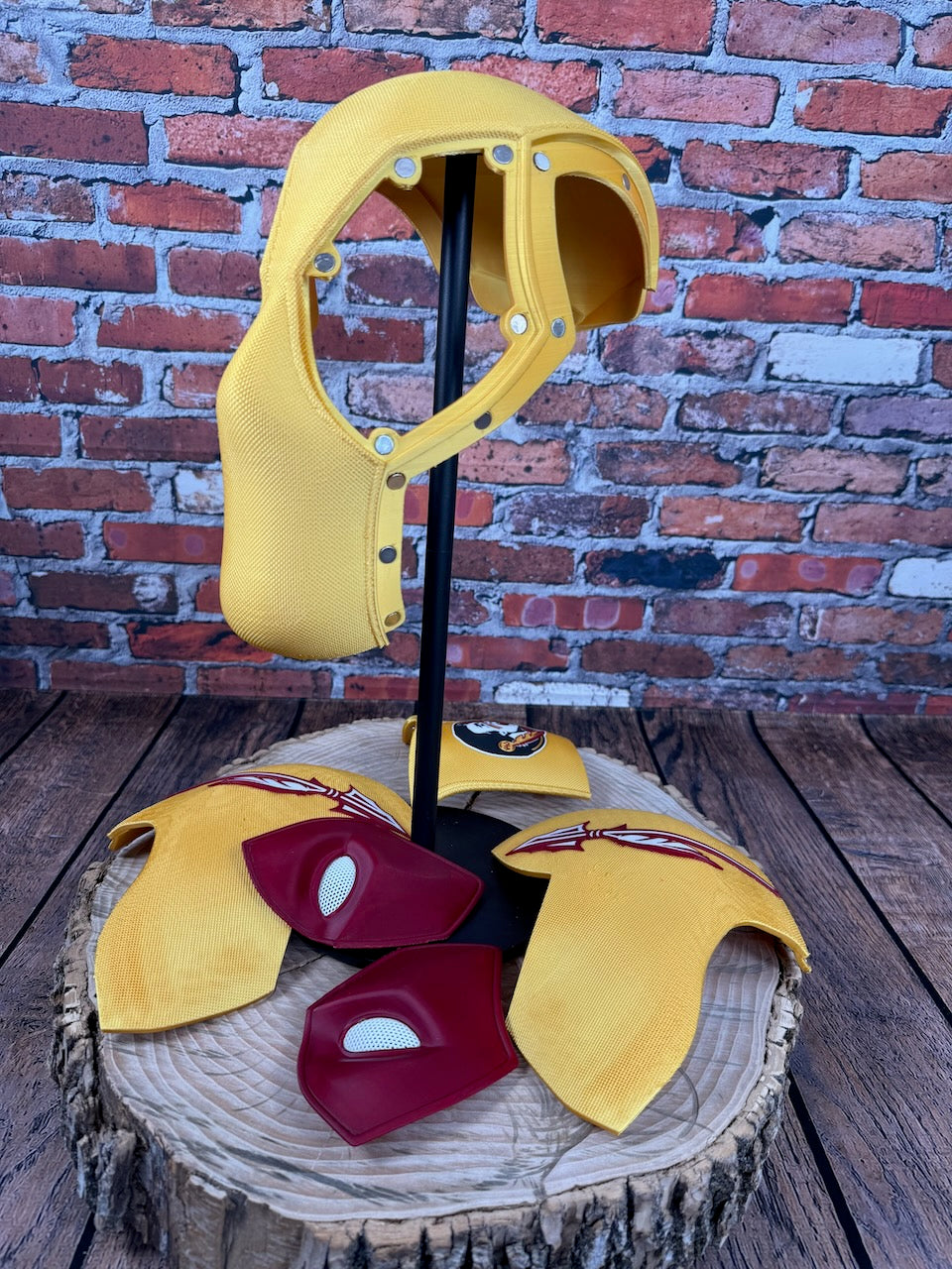 Florida State Seminoles Deadpool 3D Printed Helmet