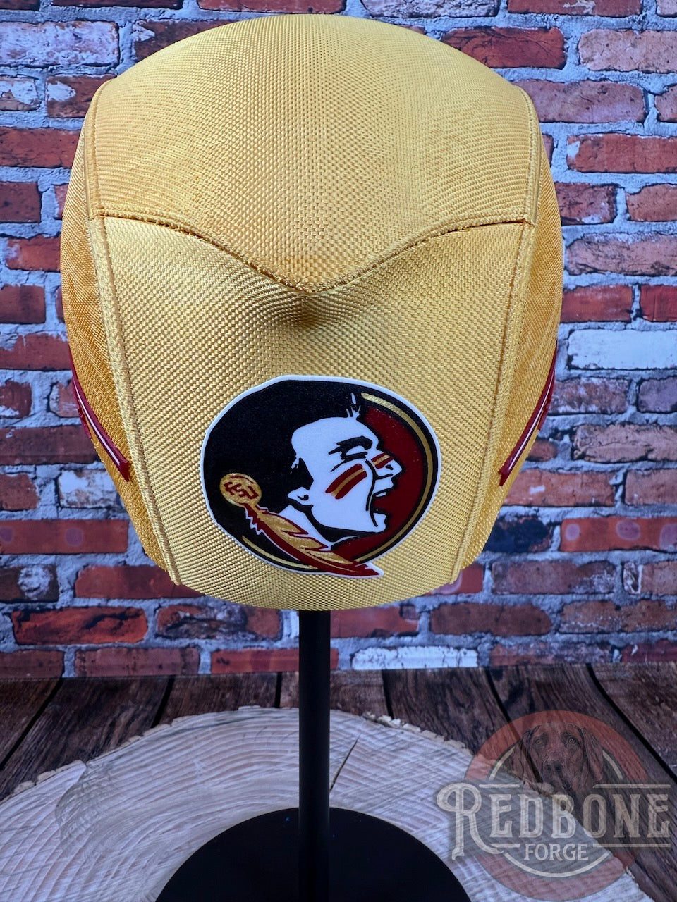 Florida-Inspired Gold & Garnet Masked Mercenary Mask