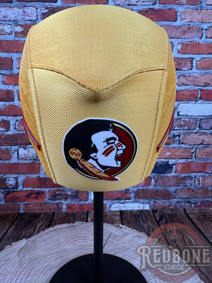 Florida-Inspired Gold & Garnet Masked Mercenary Mask