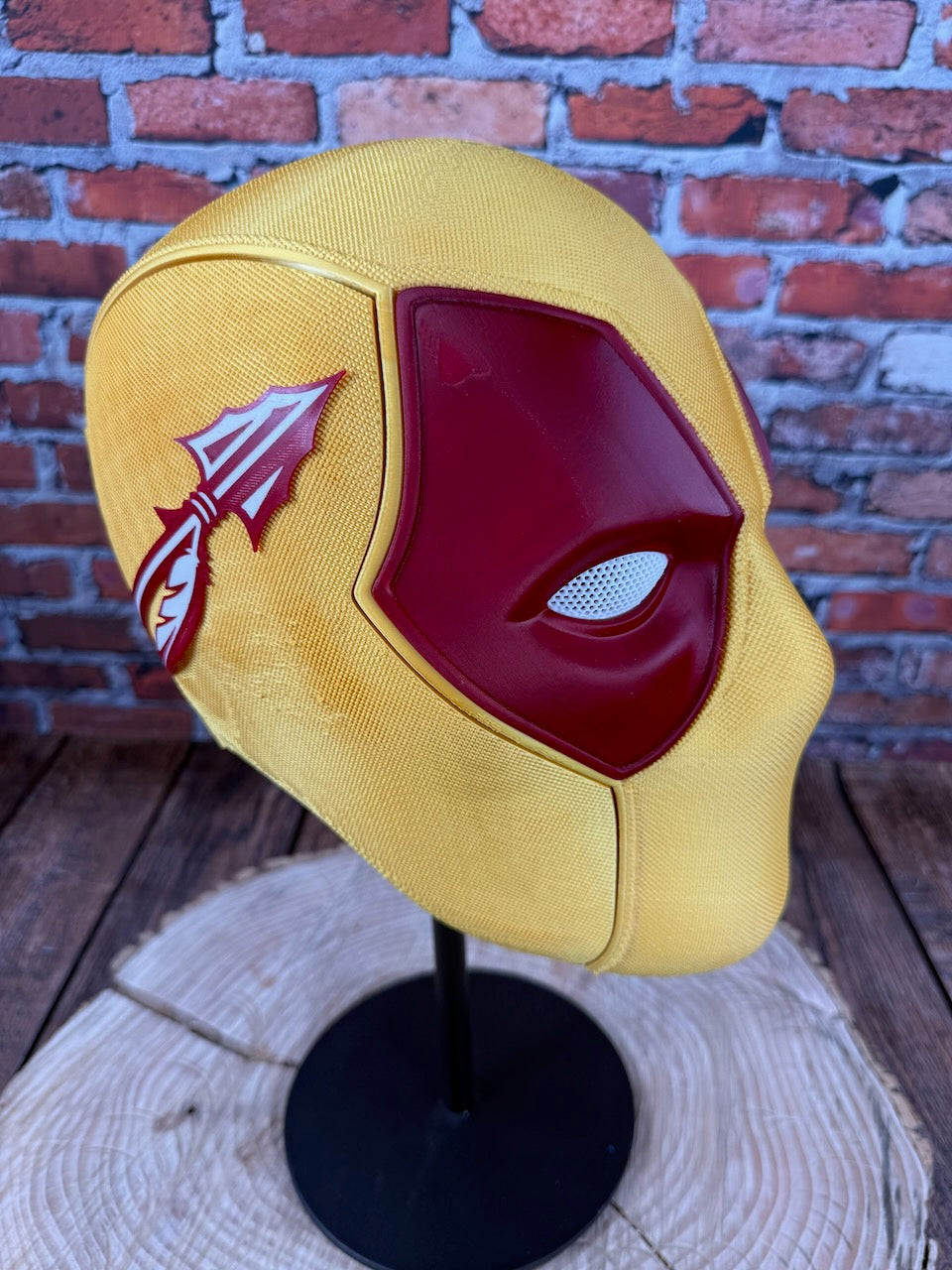 Florida State Seminoles Deadpool 3D Printed Helmet