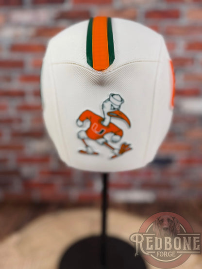 Miami-Inspired White, Green, & Orange Masked Mercenary Mask