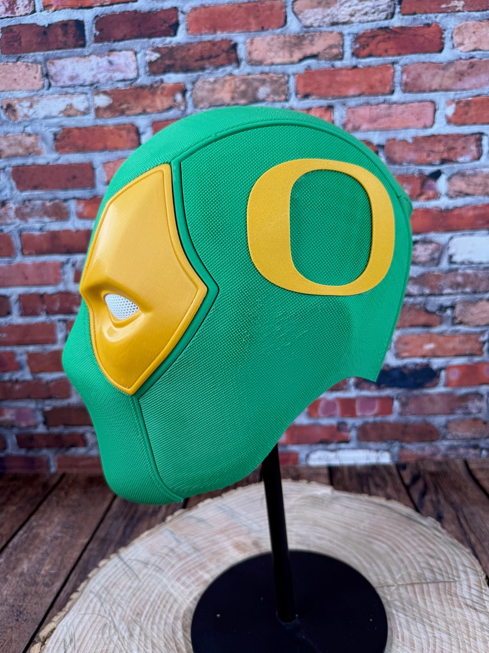 Oregon Ducks Deadpool 3D Printed Helmet