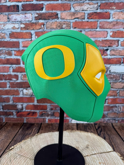 Oregon Ducks Deadpool 3D Printed Helmet