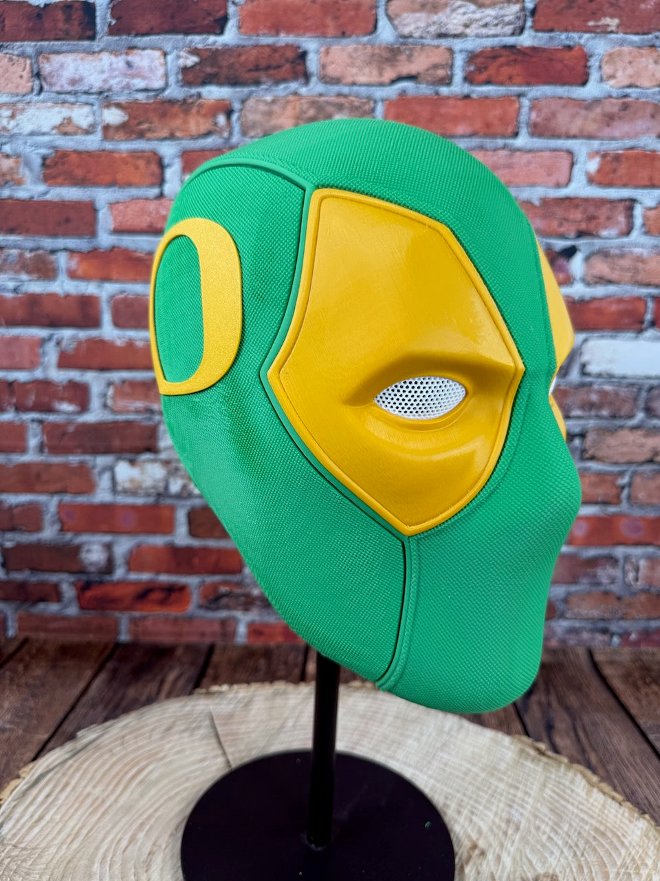 Oregon Ducks Deadpool 3D Printed Helmet