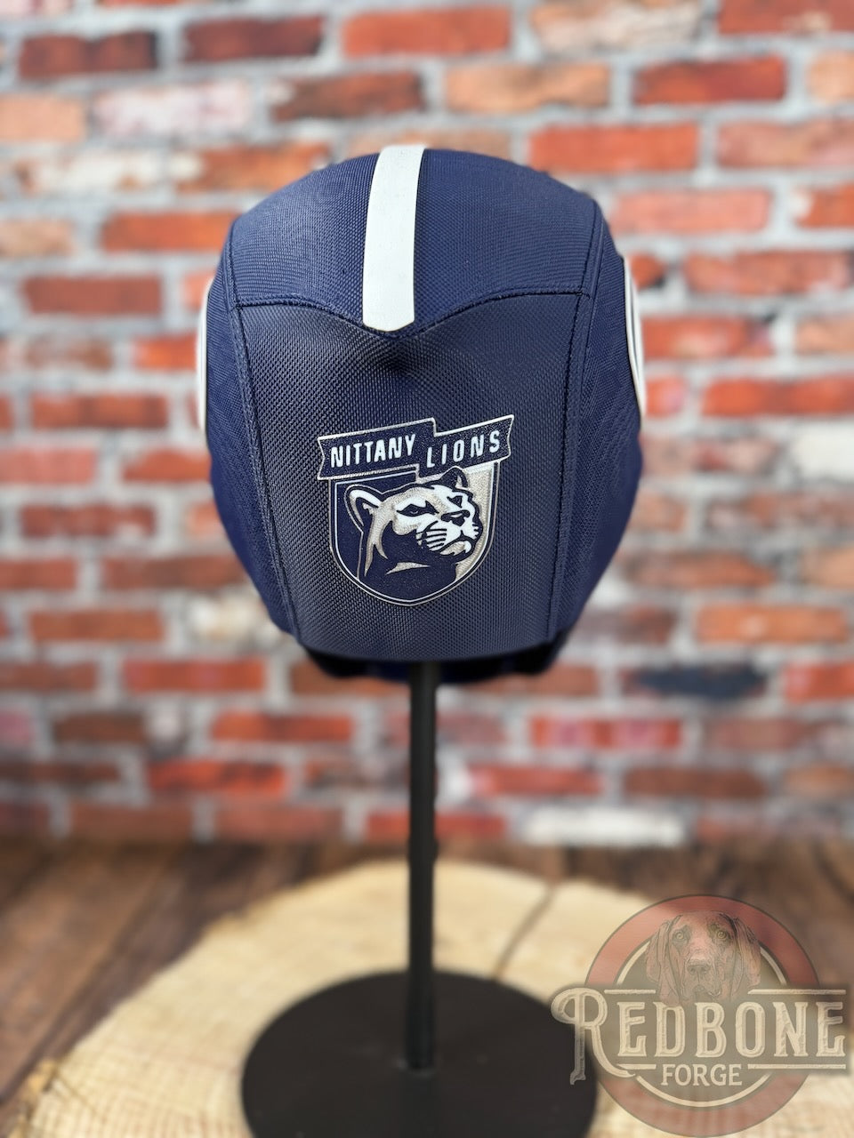 Navy Blue & White Masked Mercenary Mask