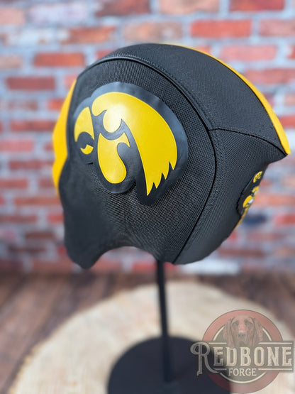 Iowa-Inspired Black & Gold Masked Mercenary Mask