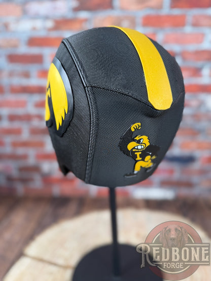 Iowa-Inspired Black & Gold Masked Mercenary Mask
