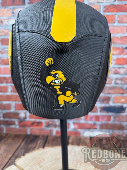 Iowa-Inspired Black & Gold Masked Mercenary Mask