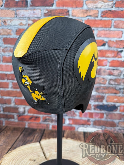 Iowa-Inspired Black & Gold Masked Mercenary Mask