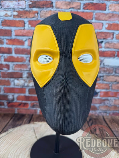 Iowa-Inspired Black & Gold Masked Mercenary Mask