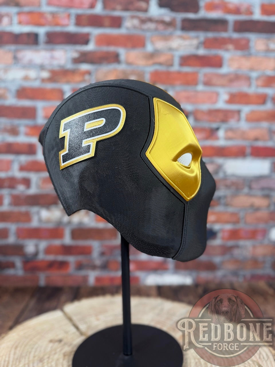 Black & Gold Masked Mercenary Mask