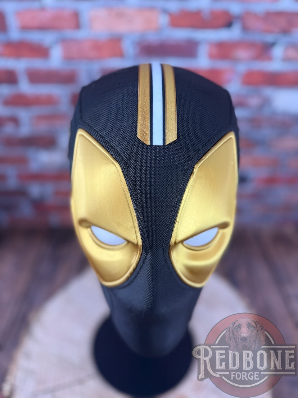 Black & Gold Masked Mercenary Mask