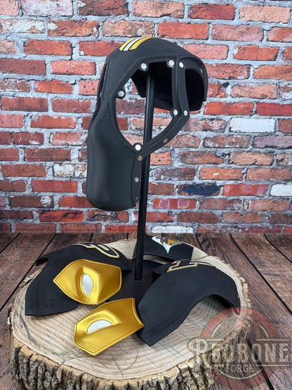 Black & Gold Masked Mercenary Mask