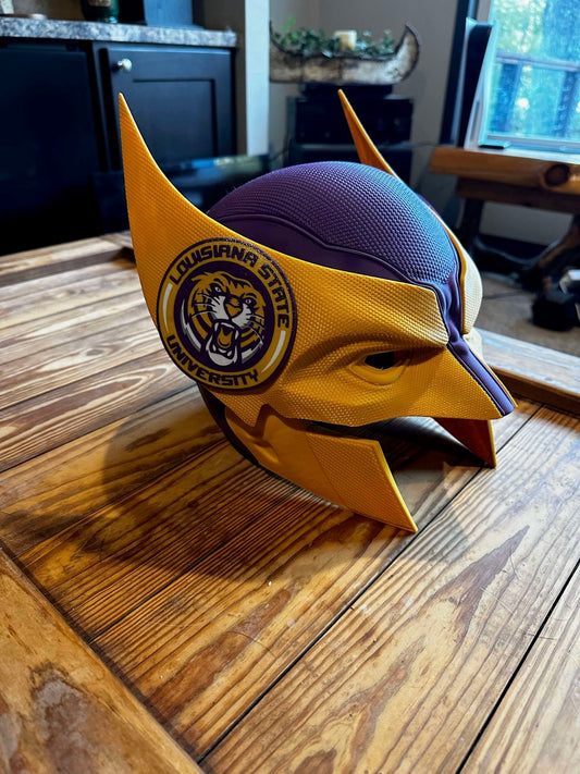 Louisiana-Inspired Purple & Gold Mutant Cowl