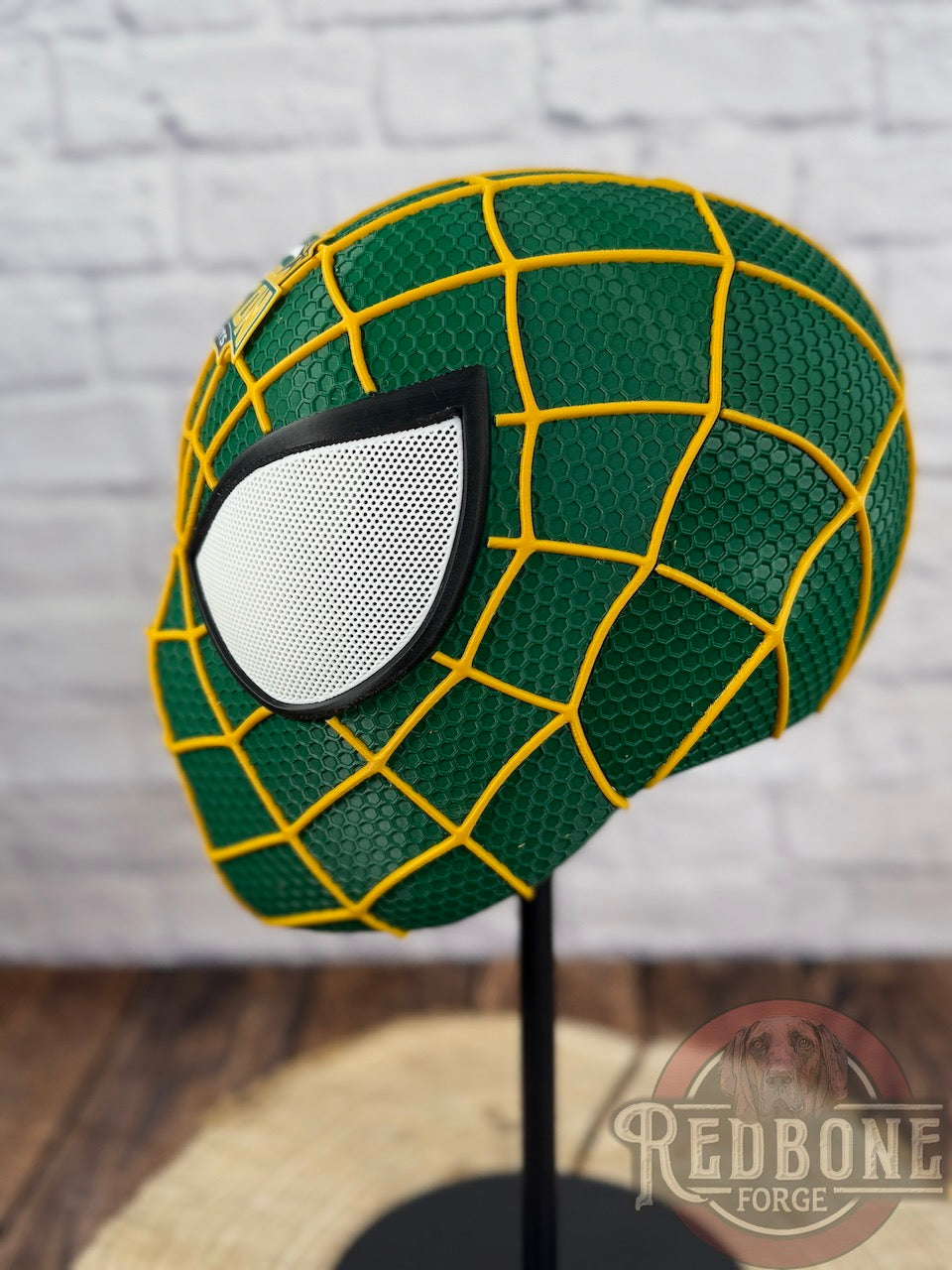 Green & Yellow Web Slinger Mask