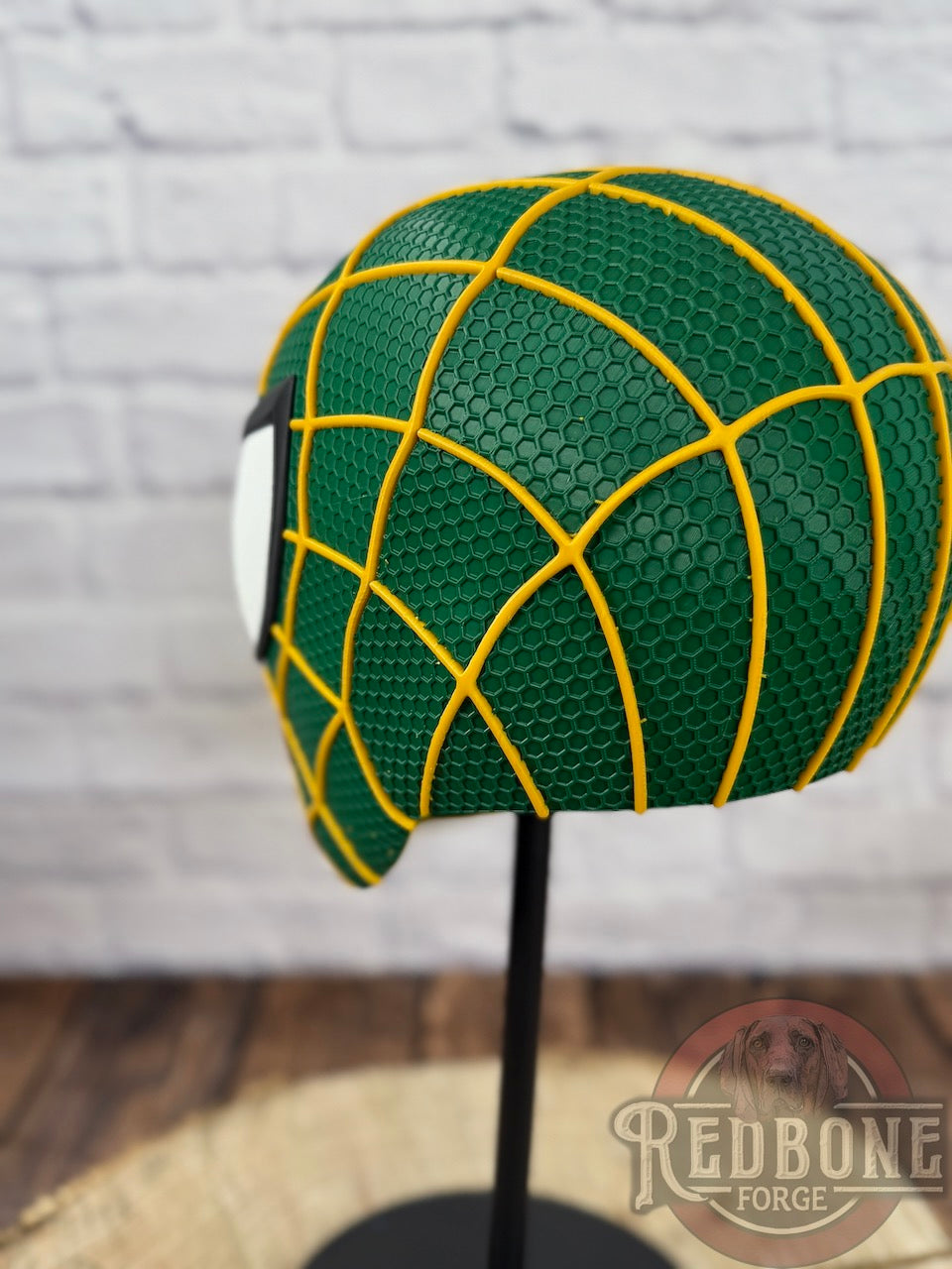 Green & Yellow Web Slinger Mask