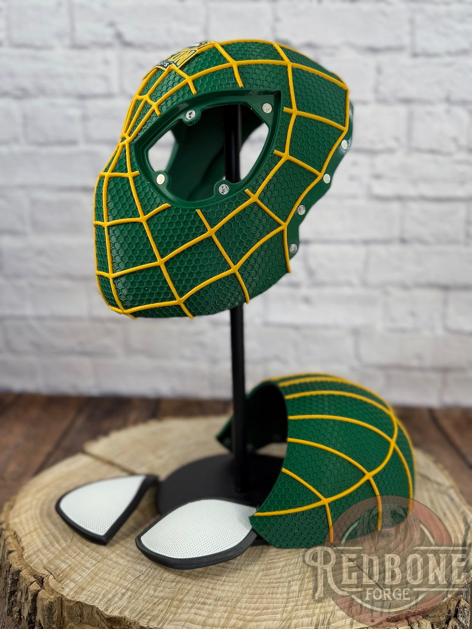 Green & Yellow Web Slinger Mask