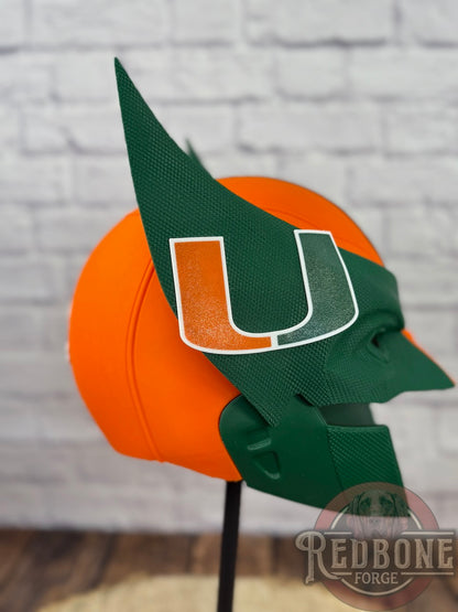 Miami-Inspired Orange & Green Mutant Cowl