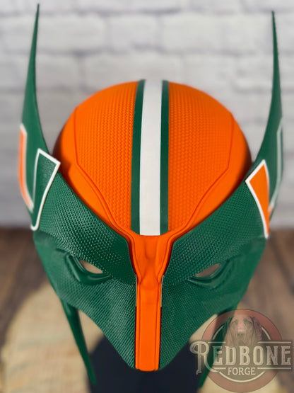 Miami-Inspired Orange & Green Mutant Cowl