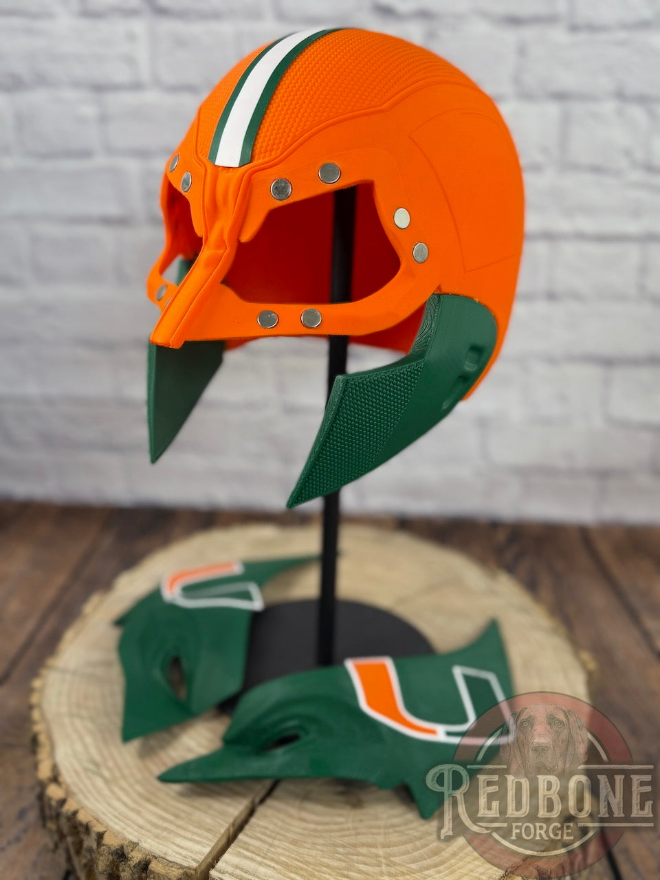 Miami-Inspired Orange & Green Mutant Cowl