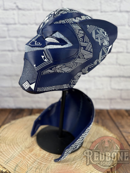 Dallas Cowboys Black Panther 3D Printed Helmet