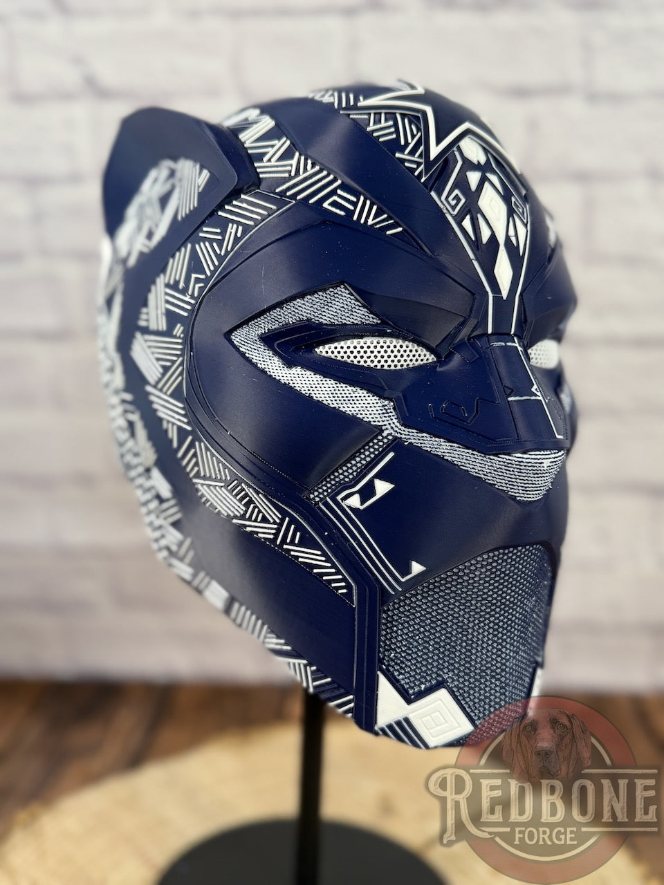 Dallas Cowboys Black Panther 3D Printed Helmet