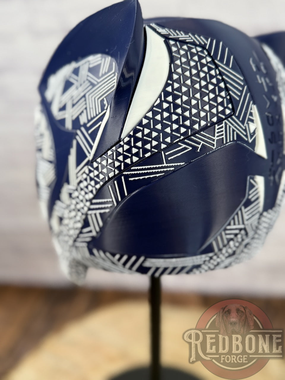 Dallas Cowboys Black Panther 3D Printed Helmet