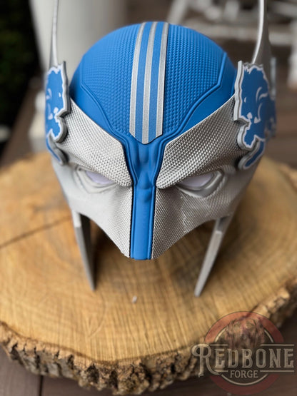 Detroit-Inspired Silver & Blue Mutant Cowl