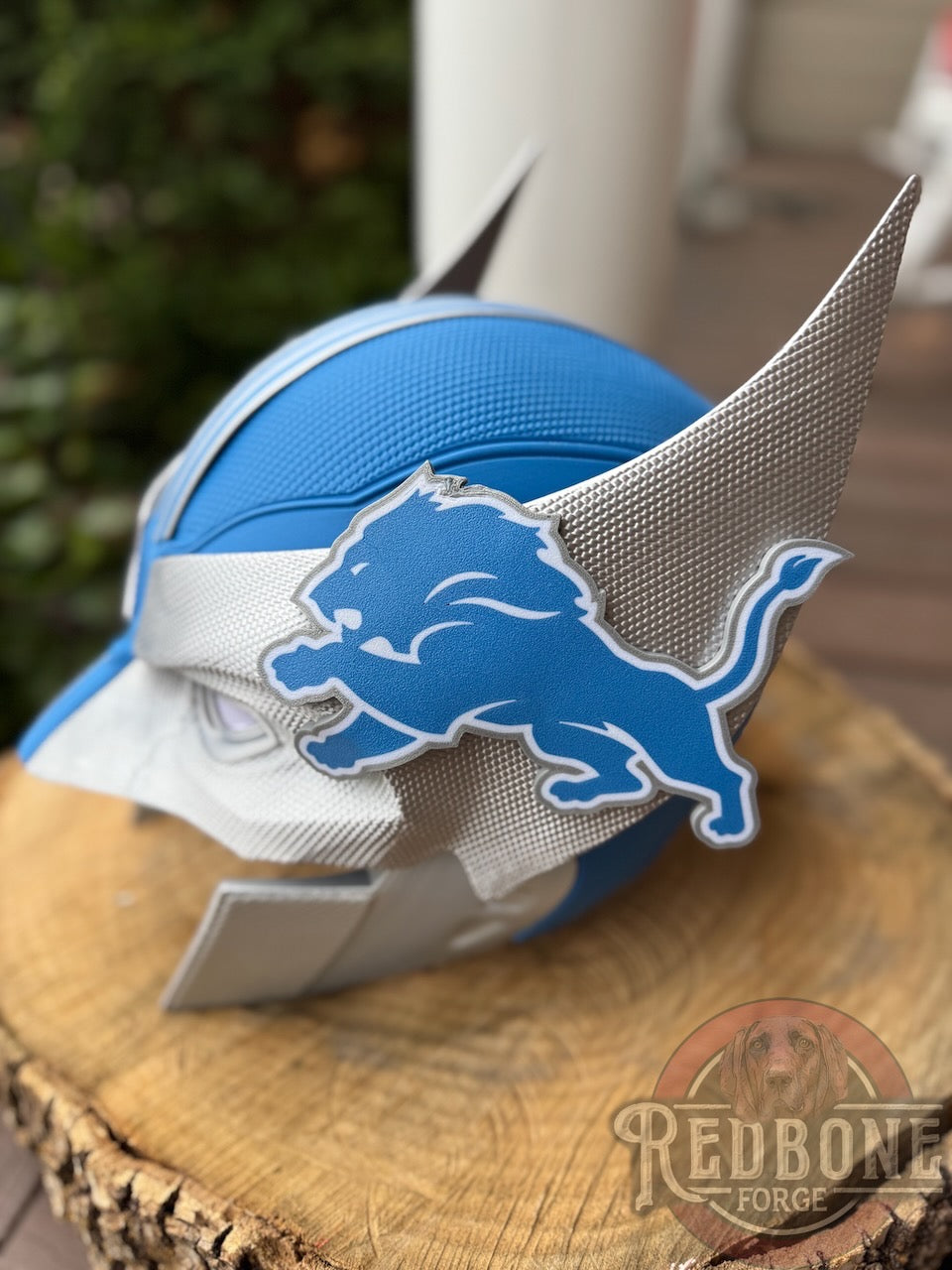 Detroit-Inspired Silver & Blue Mutant Cowl