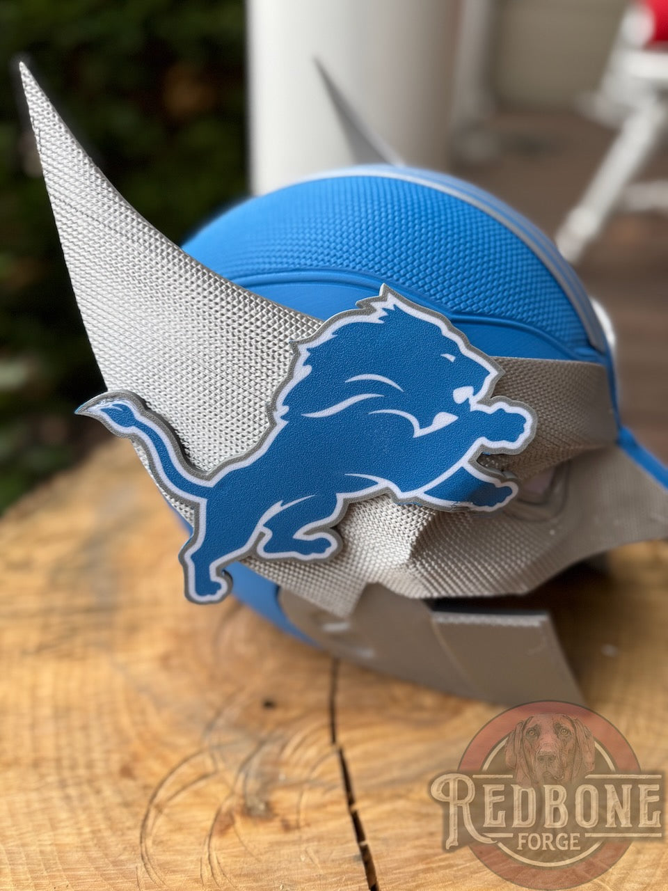 Detroit-Inspired Silver & Blue Mutant Cowl