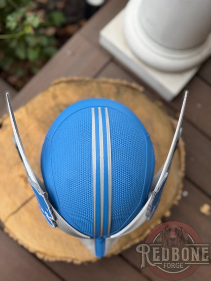 Detroit-Inspired Silver & Blue Mutant Cowl