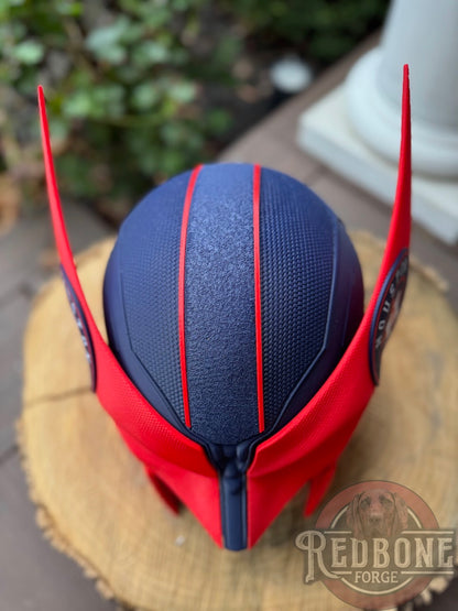 Houston-Inspired Red & Navy Blue Mutant Cowl