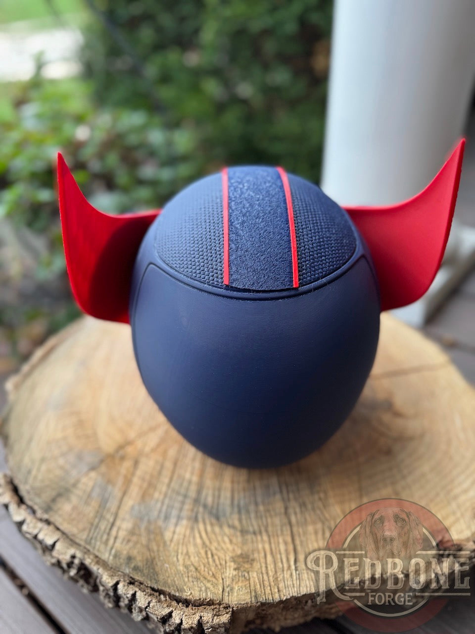 Houston-Inspired Red & Navy Blue Mutant Cowl