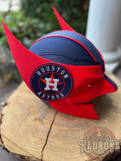 Houston-Inspired Red & Navy Blue Mutant Cowl