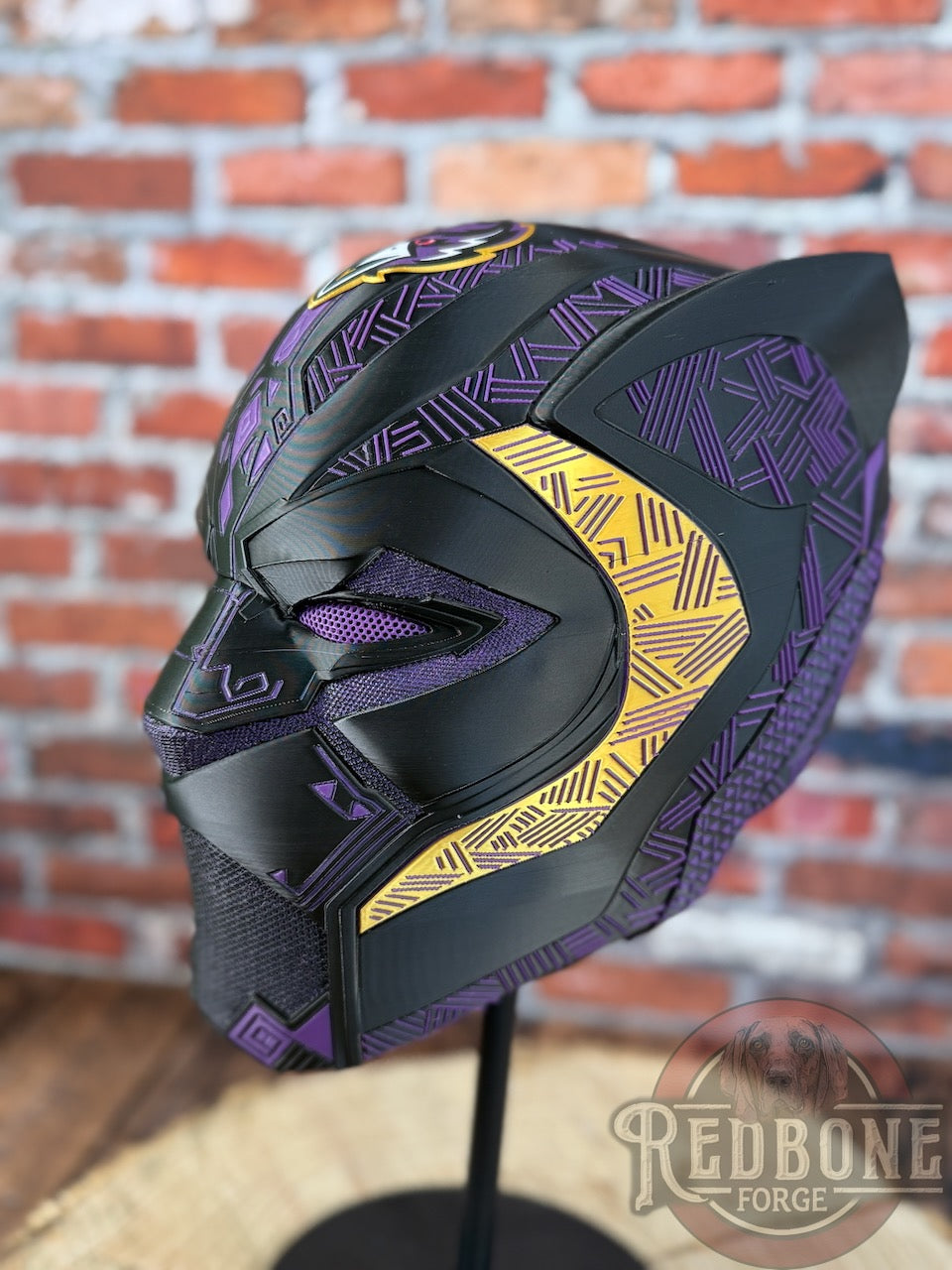 Baltimore Ravens Black Panther Helmet