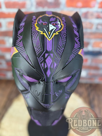 Baltimore Ravens Black Panther Helmet
