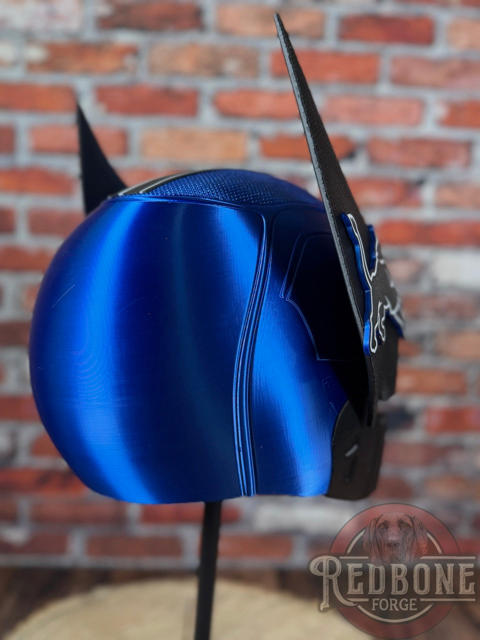 Detroit Lions Black & Blue Metallic Wolverine