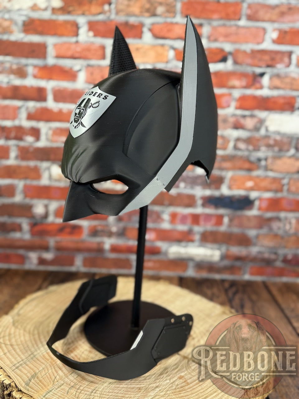 Las Vegas Raiders Dark Knight Batman Helmet