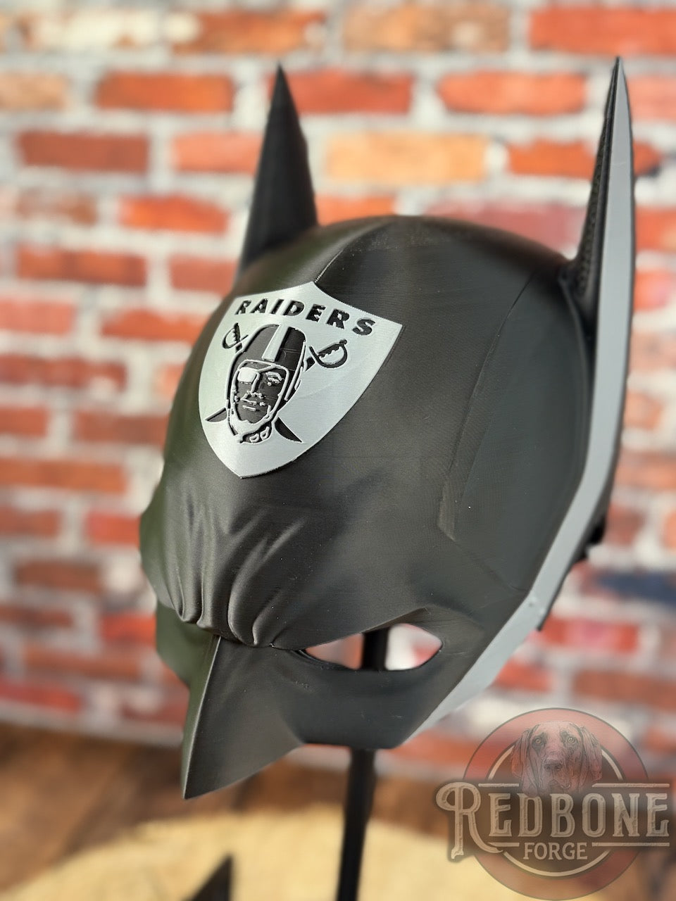 Las Vegas Raiders Dark Knight Batman Helmet