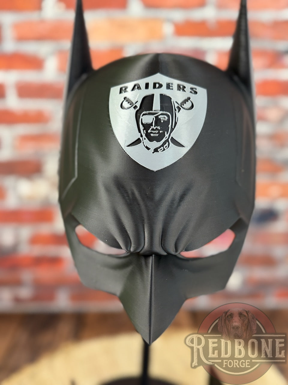 Las Vegas Raiders Dark Knight Batman Helmet