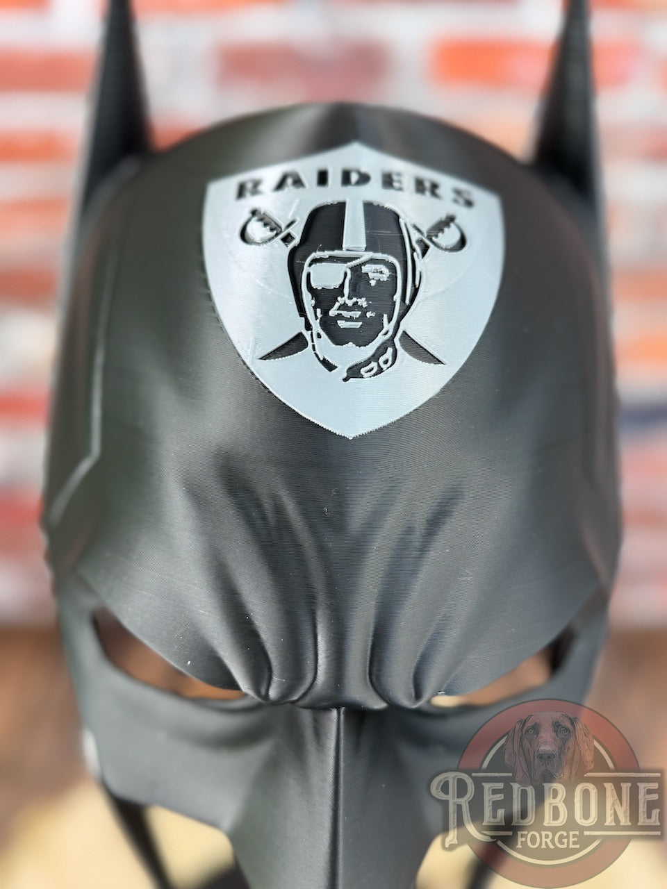 Las Vegas Raiders Dark Knight Batman Helmet