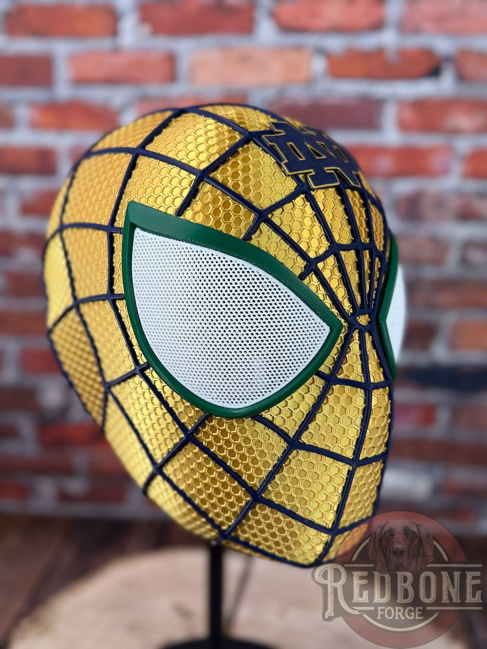 Notre Dame Spiderman 3D Printed Helmet