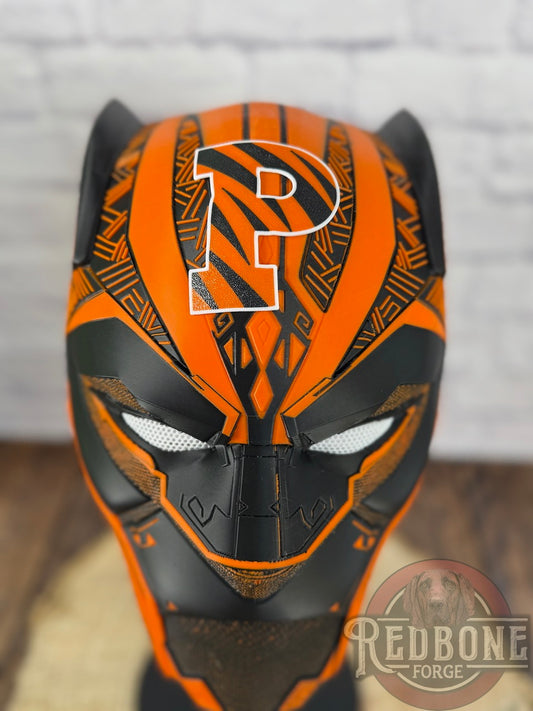 Princeton-Inspired Orange & Black Tribal Cat Warrior