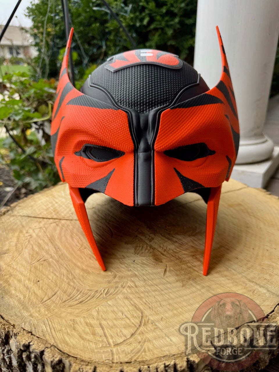 Cincinnati-Inspired Orange & Black Stripes Mutant Cowl