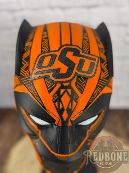 Oklahoma State Cowboys Black Panther Helmet