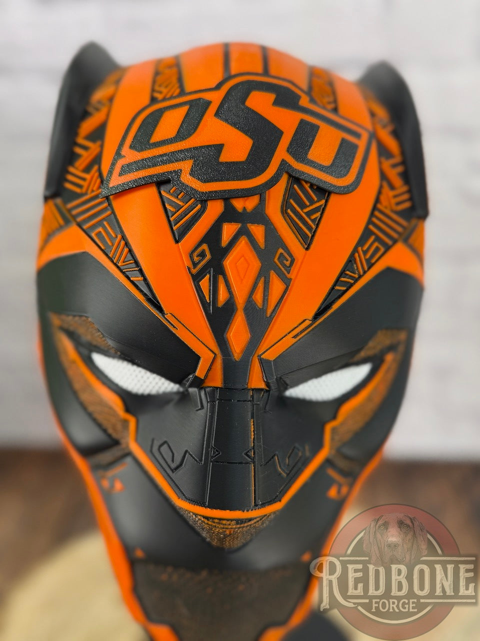 Oklahoma State Cowboys Black Panther Helmet