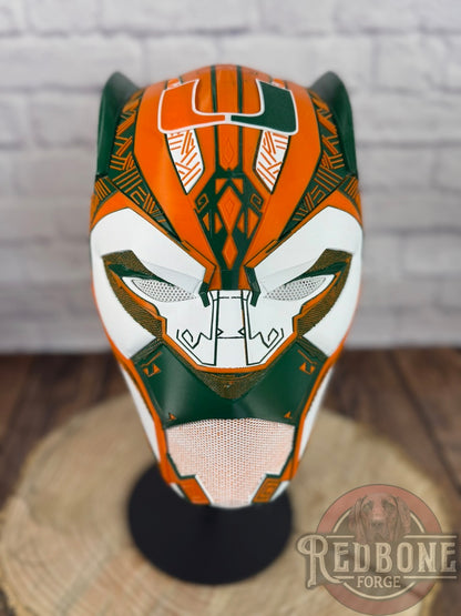 Miami Hurricanes Black Panther Helmet
